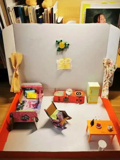 艺术战"疫"巧手制作—纸盒变家具创意邀请