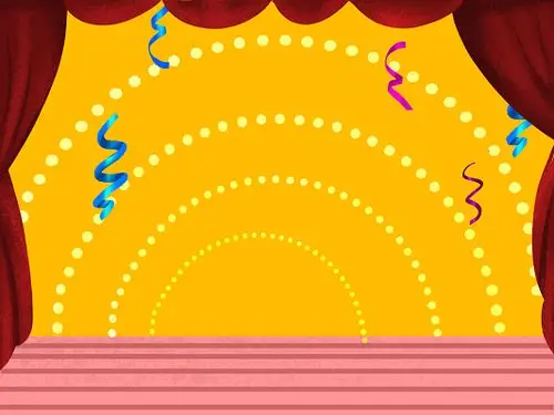 愚人节卡通恶搞舞台背景