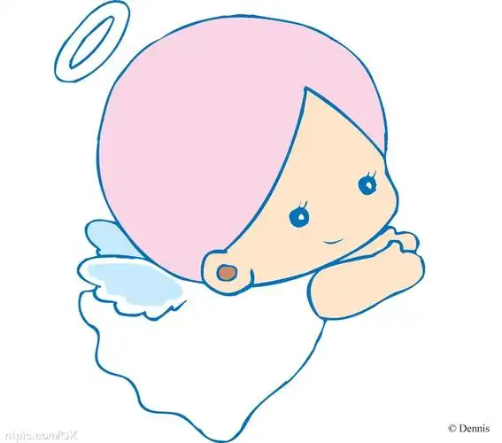 求几个简单的天使图案