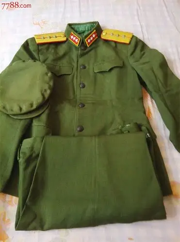 正宗55式马库尼陆军干部军装一套 帽子不带肩章