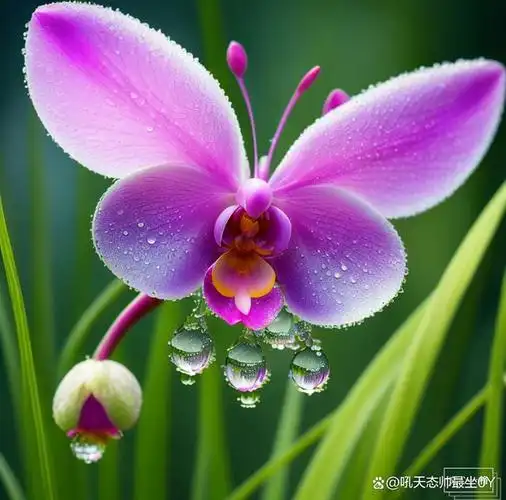 紫色兰花的优美故事