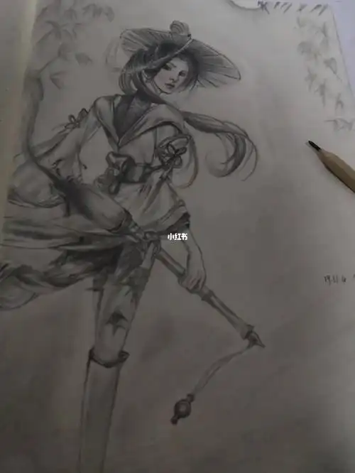 帅气还是被还原了几分的呢#手绘临摹  #王者荣耀上官婉儿