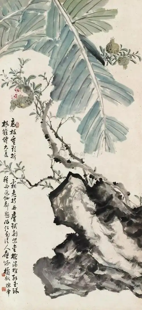 以帖入画海派变京派陈半丁花鸟作品选辑高清