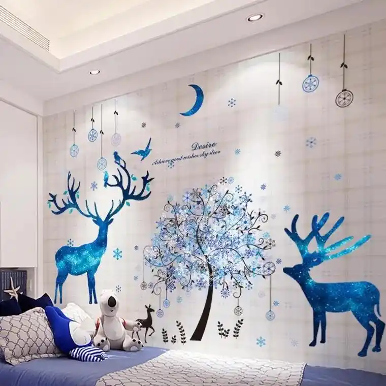 3d立体墙贴纸贴画卧室床头背景墙面装饰品.3d立体墙贴纸贴画 - 抖音