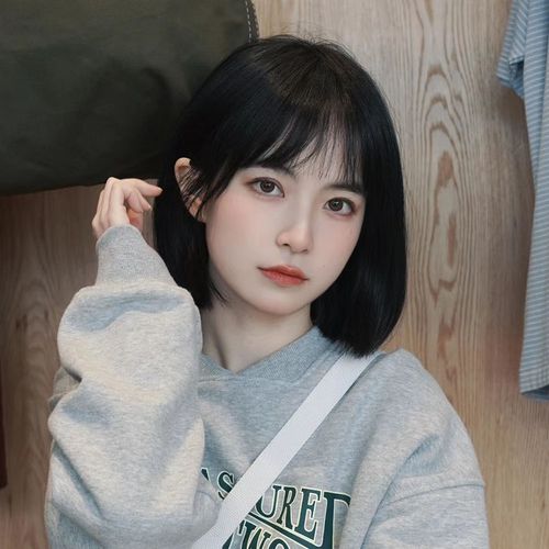 假毛短发女夏自然全头套网红波波头减龄圆脸短直发气质仿真全头套