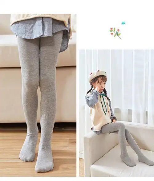 儿童连体袜裤袜小孩子小学生小女孩小女生春秋冬季打底裤女童外穿袜裤