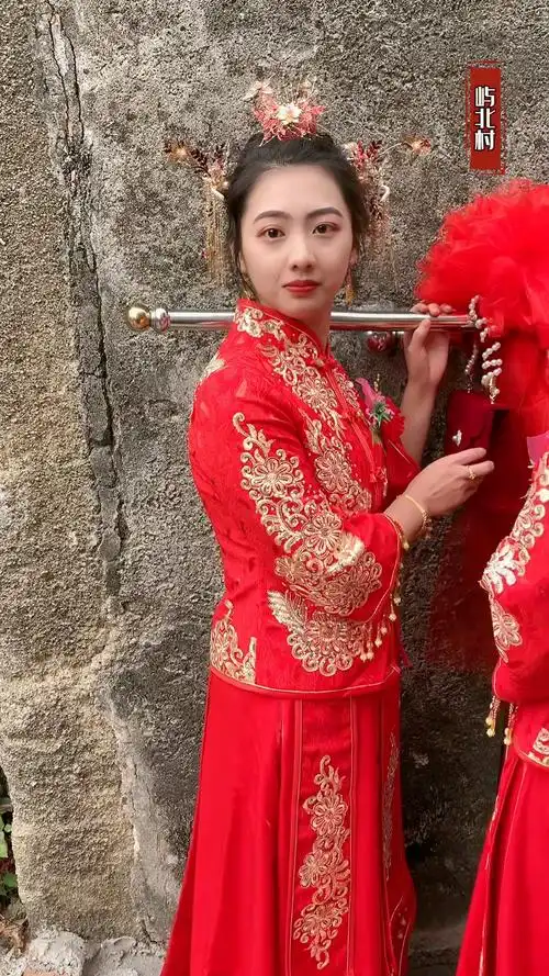 广东潮汕屿北李氏,红衣姑娘颜值惊艳全场!