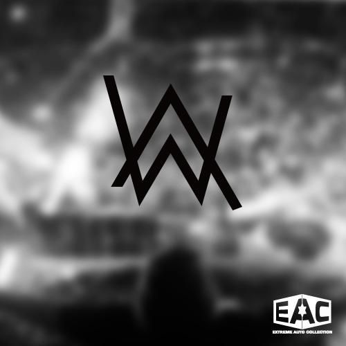 alanwalker艾兰沃克电音镂空汽车贴纸反光油箱盖笔记本行李箱车贴