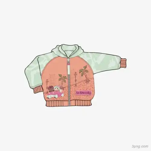 卡通衣服png素材透明免抠图片动植人物