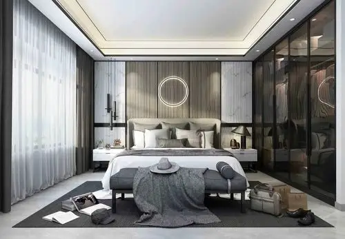 现代轻奢卧室案例合集|空间|家装设计|1992效果图汉堡 - 原创作品