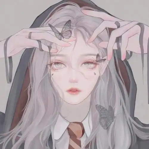 动漫头像一期超冷艳的酷拽女头2