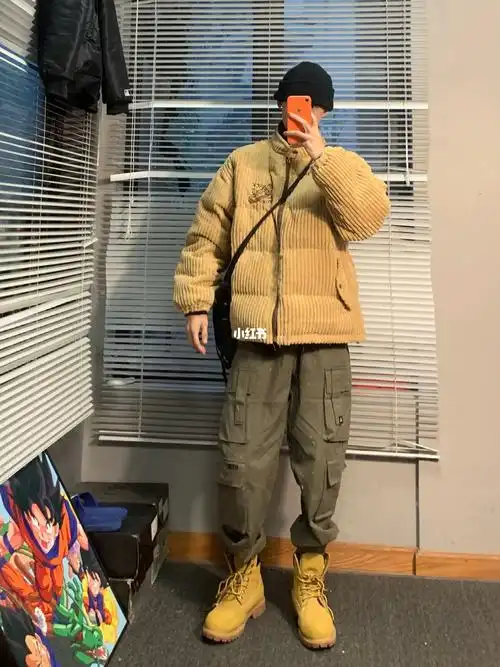 时尚薯  搭 #男生穿搭  #马丁靴搭配  #男生工装裤穿搭  #潮流薯