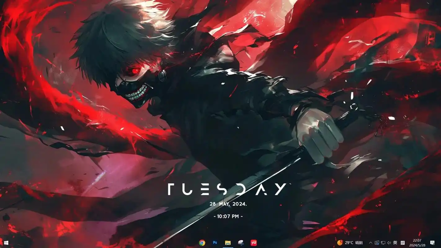 东京食尸鬼 金木研 电脑壁纸.#wallpaper #电脑桌 - 抖音