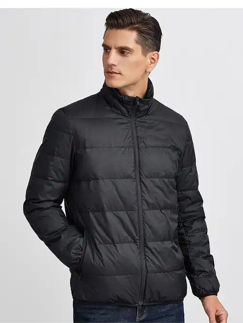 七匹狼羽绒服男轻薄冬季新国标鸭绒运动休闲男士外套防钻绒防风衣男装