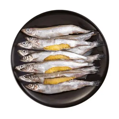 禧美进口带籽多春鱼净重500g顺丰火锅烧烤食材海鲜鲜活冷冻 - 天猫