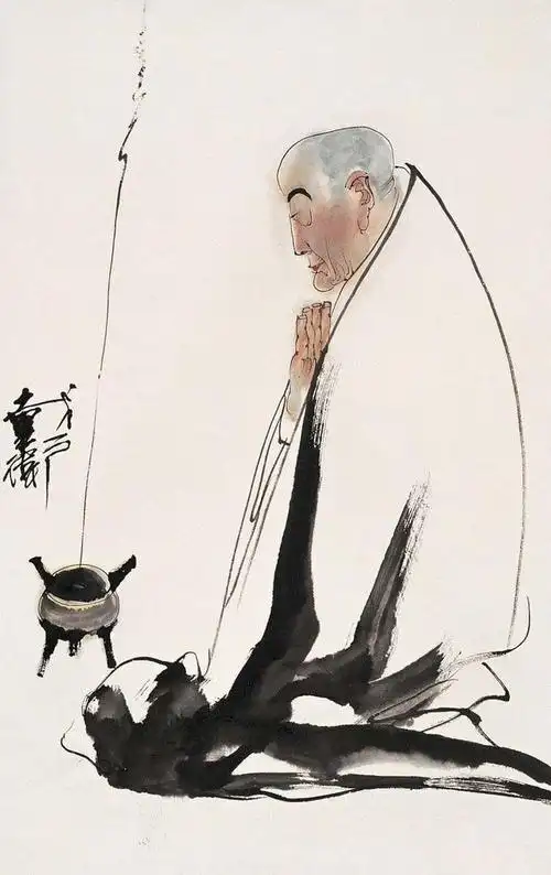 戴卫大写意人物国画作品欣赏