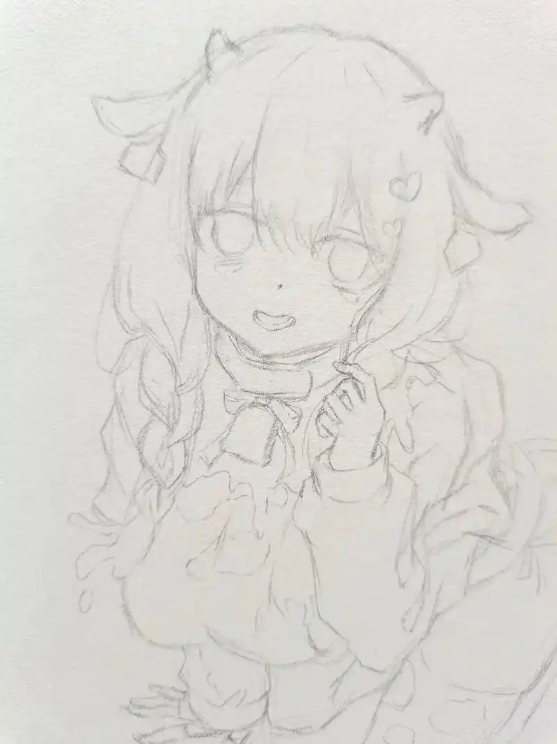 临摹#vlog日常 #手绘 #画画 #绘画 #二次元  - 抖音