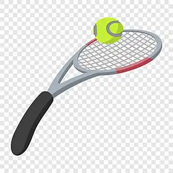 网球拍,球,插画,卡通,象征,透明,背景