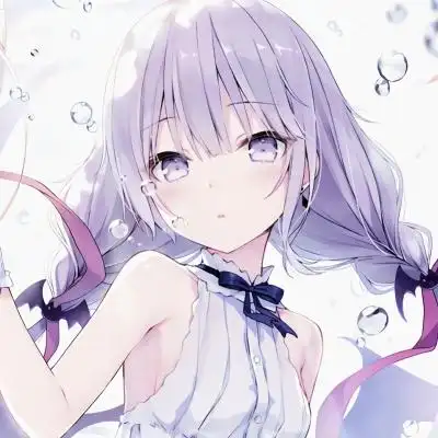 二次元女生超可爱头像/爱意随风起 风止意难平.