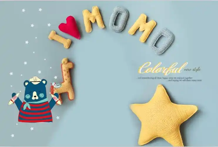 婴儿满月照背景布道具写真宝宝百天艺术照主题满月照摄影影楼室内