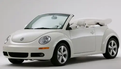 白色情人大众限量版甲壳虫敞篷车上市