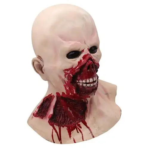 恐怖面具头套万圣节鬼屋密室逃脱恐怖吓人道具弗拉迪