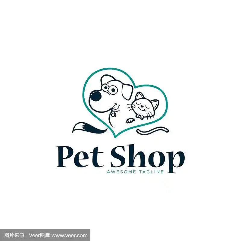 宠物店标识设计