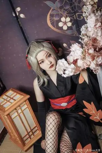 《银魂》死神太夫月咏cos,优雅有范,颜值超有韵味!