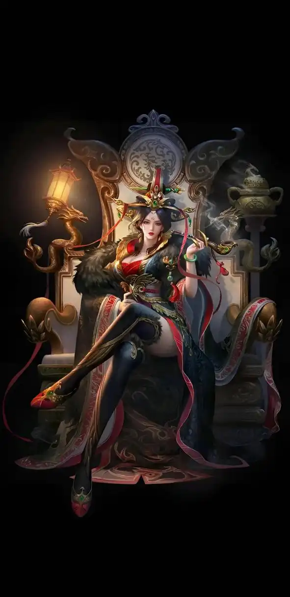 古风霸气侧漏的美人