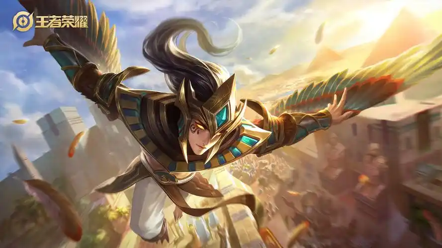 云中君荷鲁斯之眼王者荣耀壁纸