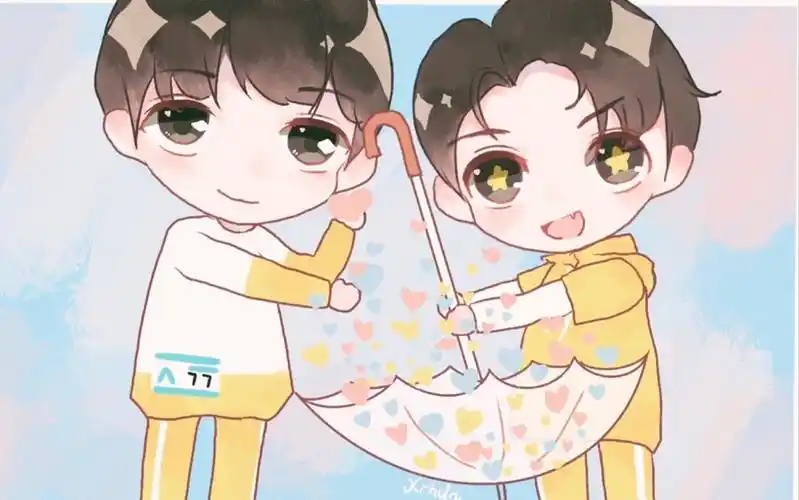 ipad板绘过程张颜齐x何洛洛起起落落szd