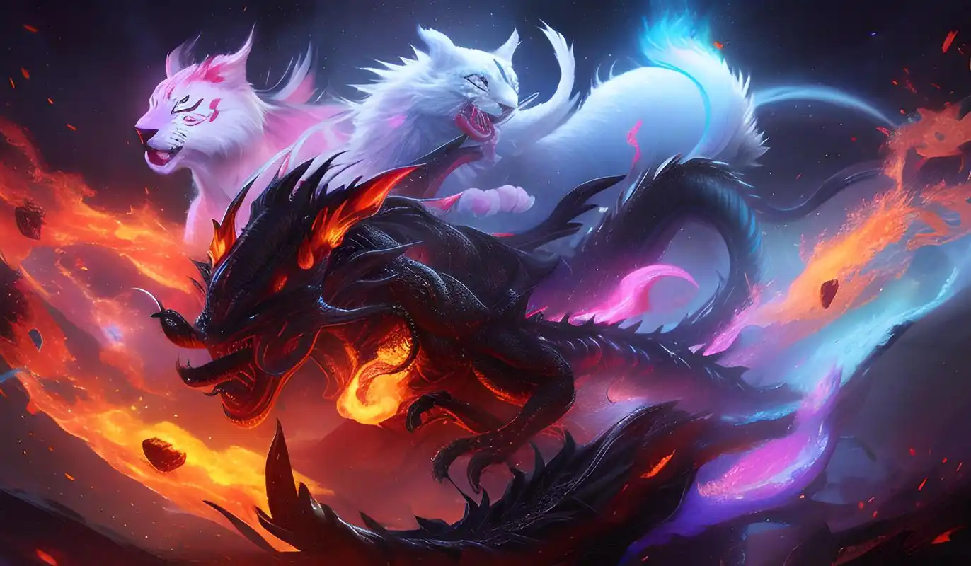 分享传说中的神龙猛虎壁纸 29张,电脑版