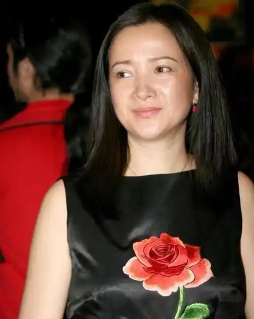 何晴无惧身材发福穿t恤走红毯够自信有大妈肚气质也高级