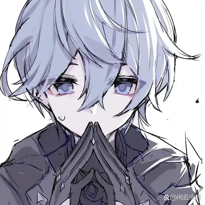 压迫感拉满的动漫男生头像