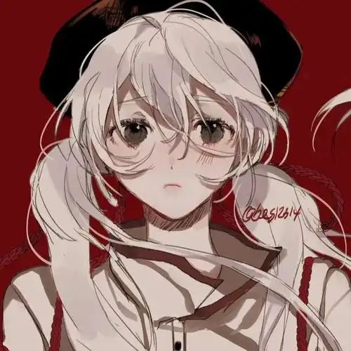 女生头像超美的小众动漫头像红色限定