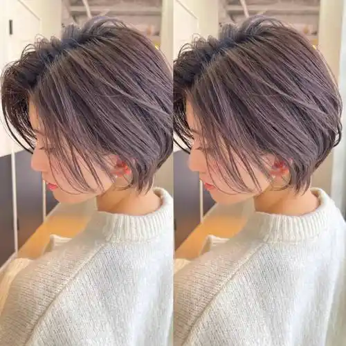 当下流行发型之美:短发带层次,蓬松且有线条感