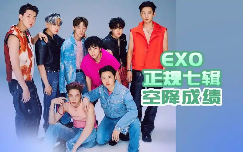 时隔三年回归,exo正规七辑 exist 主打 cream soda 首小时空降成绩!