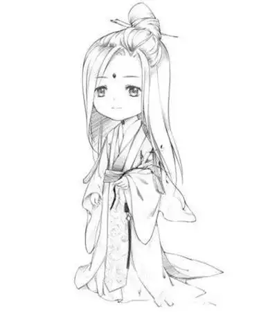 古风美女怎么画简笔 怎么手绘古装美女 -育儿知识