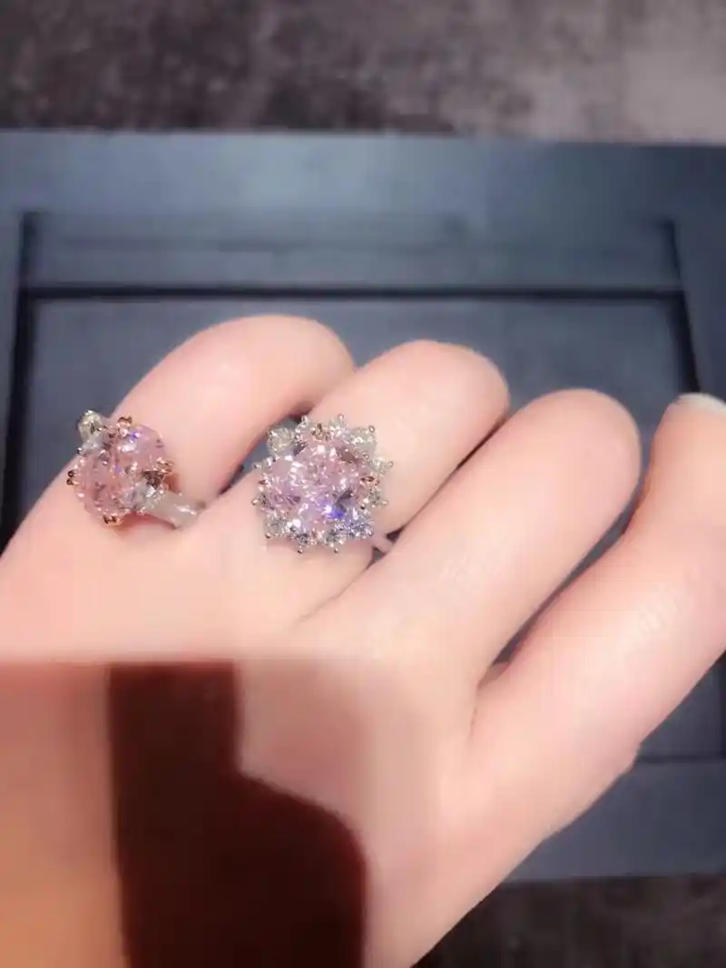 harry winston 海瑞温斯顿 粉钻戒指