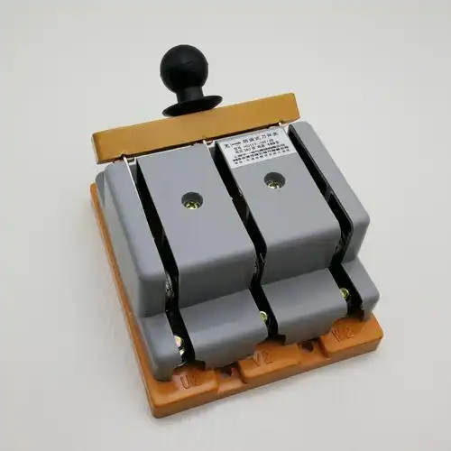 华一防误式刀开关刀闸380v100400a三相电工工业电动车开关