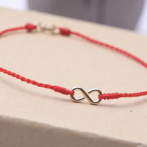 无限编织情侣四股手工细纯转运手链红绳本命年手链