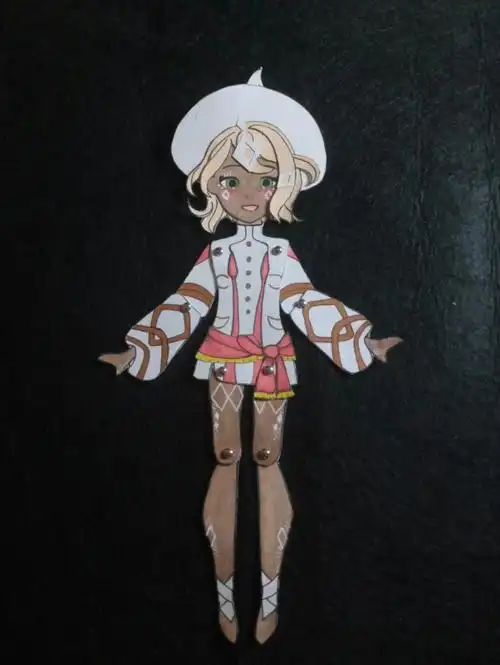 可动小纸人跳舞!一起来玩吧