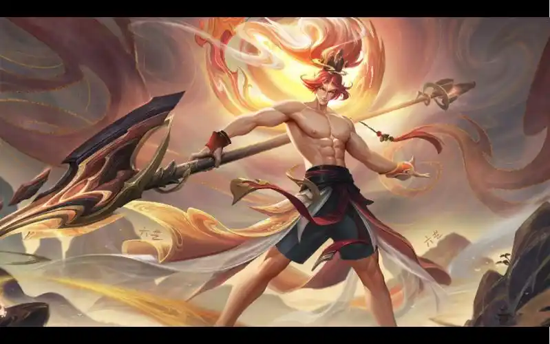 王者荣耀清凉装更衣室——韩信·飞衡,山河志限定皮肤,有牛慎入!