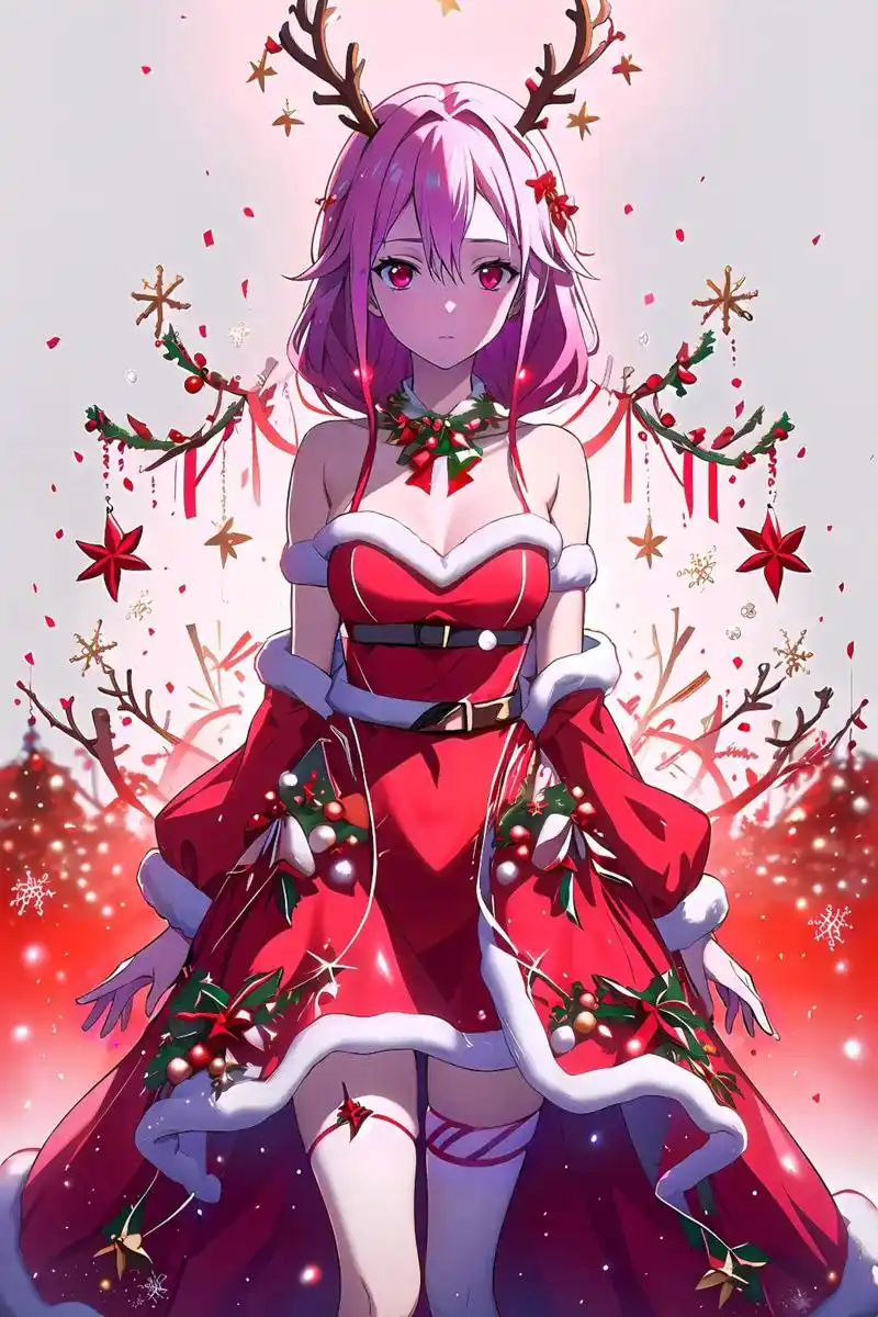 动漫海报圣诞特辑——第二期.#二次元美图 #动漫 #雷姆 # - 抖音