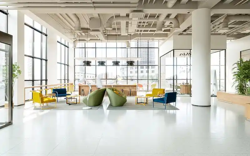 联合办公空间效果图表现