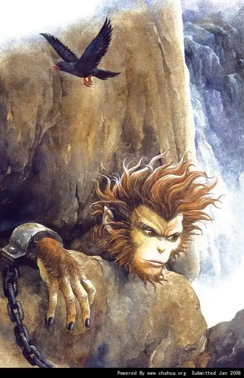 奇幻插画 西游记 刘冬子(孙悟空)作品