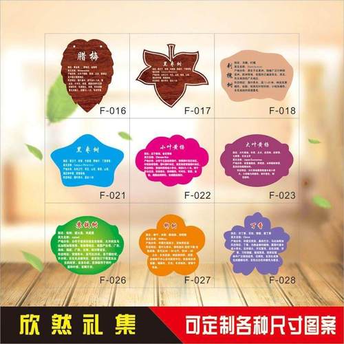 标识亚克力园艺植物牌牌牌树木挂牌牌子卡通名称牌定制做介绍牌