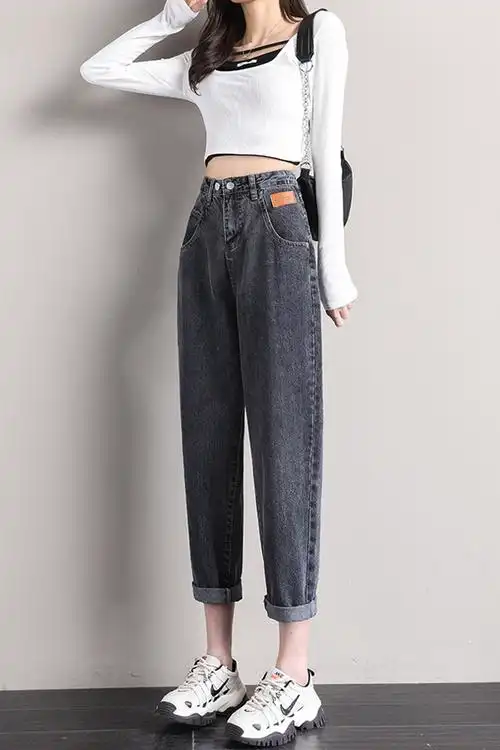 裤子女新款牛仔裤秋季