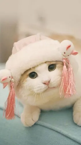 肥嘟嘟可爱软萌猫咪图片手机壁纸