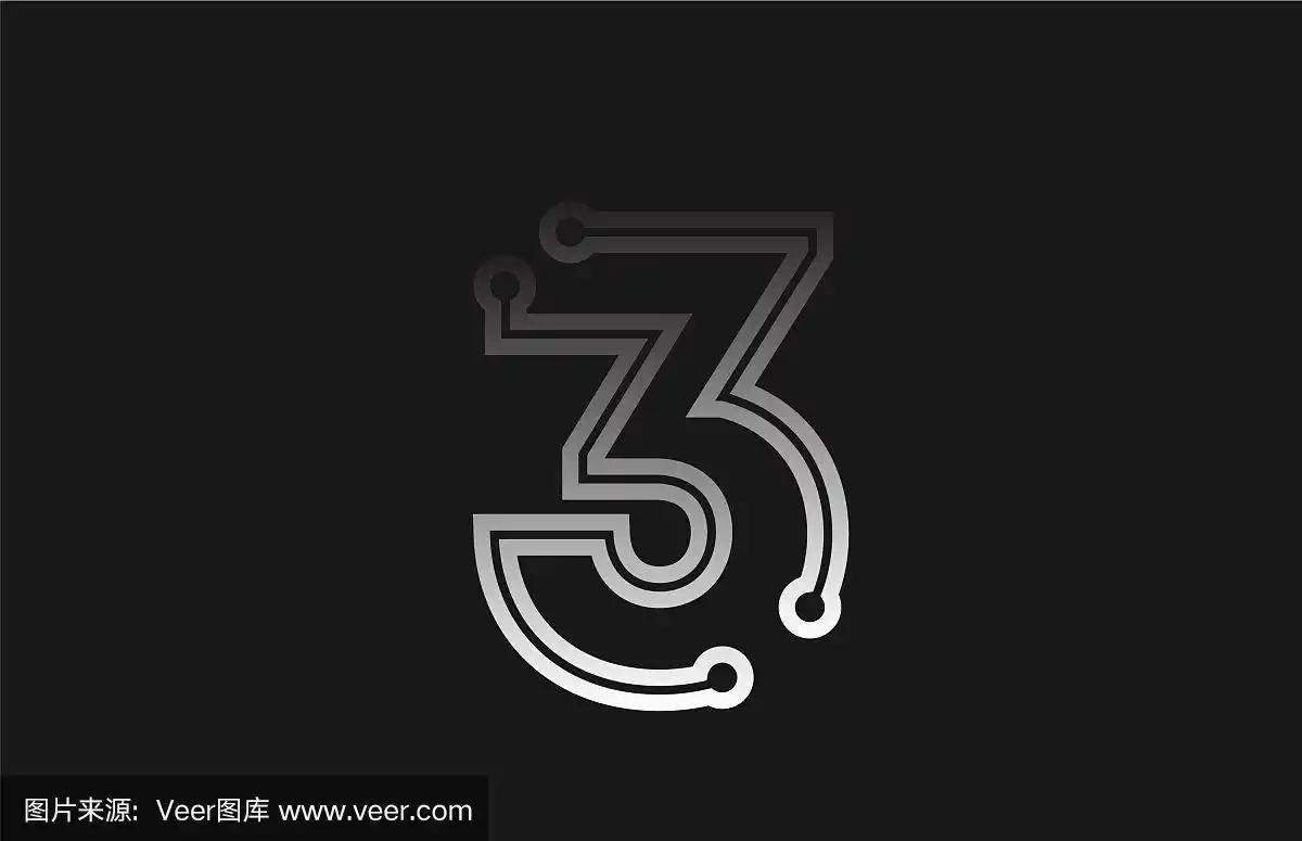 黑色和白色线3为公司标志